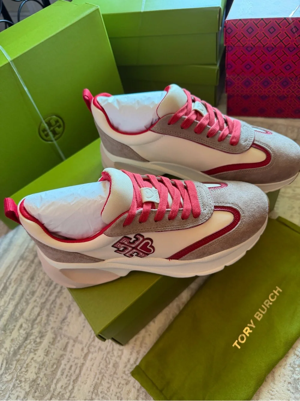 Tory Burch Good Luck Trainer Sneakers
